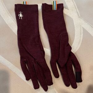 Smartwool Women's Burgundy Touchscreen Gloves